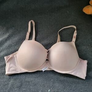 Torrid Curve Full Coverage Bra 40C Tan Underwire Padded Back Closure